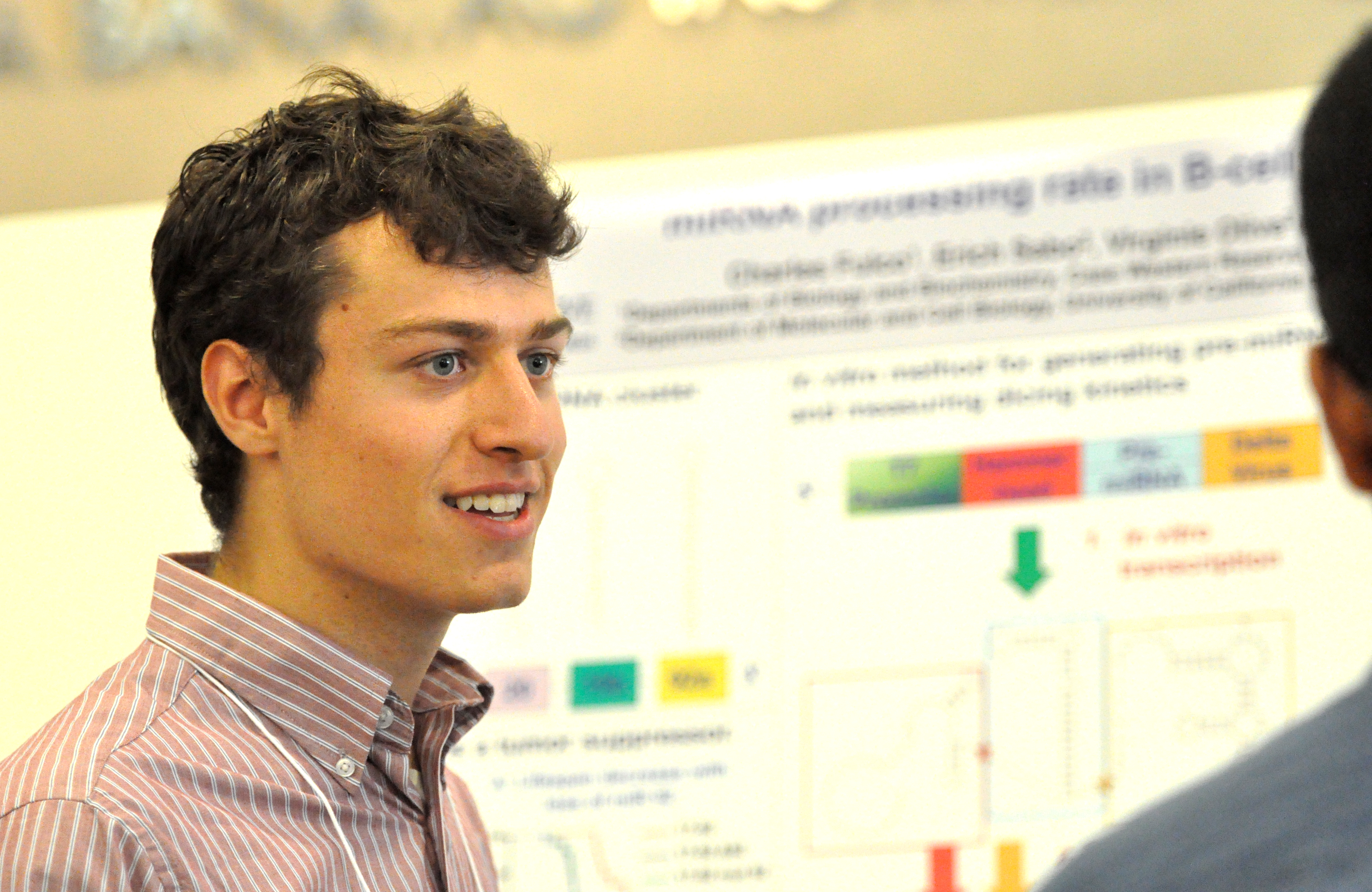 Tim Smith at the UCB Amgen Scholars Poster Session
