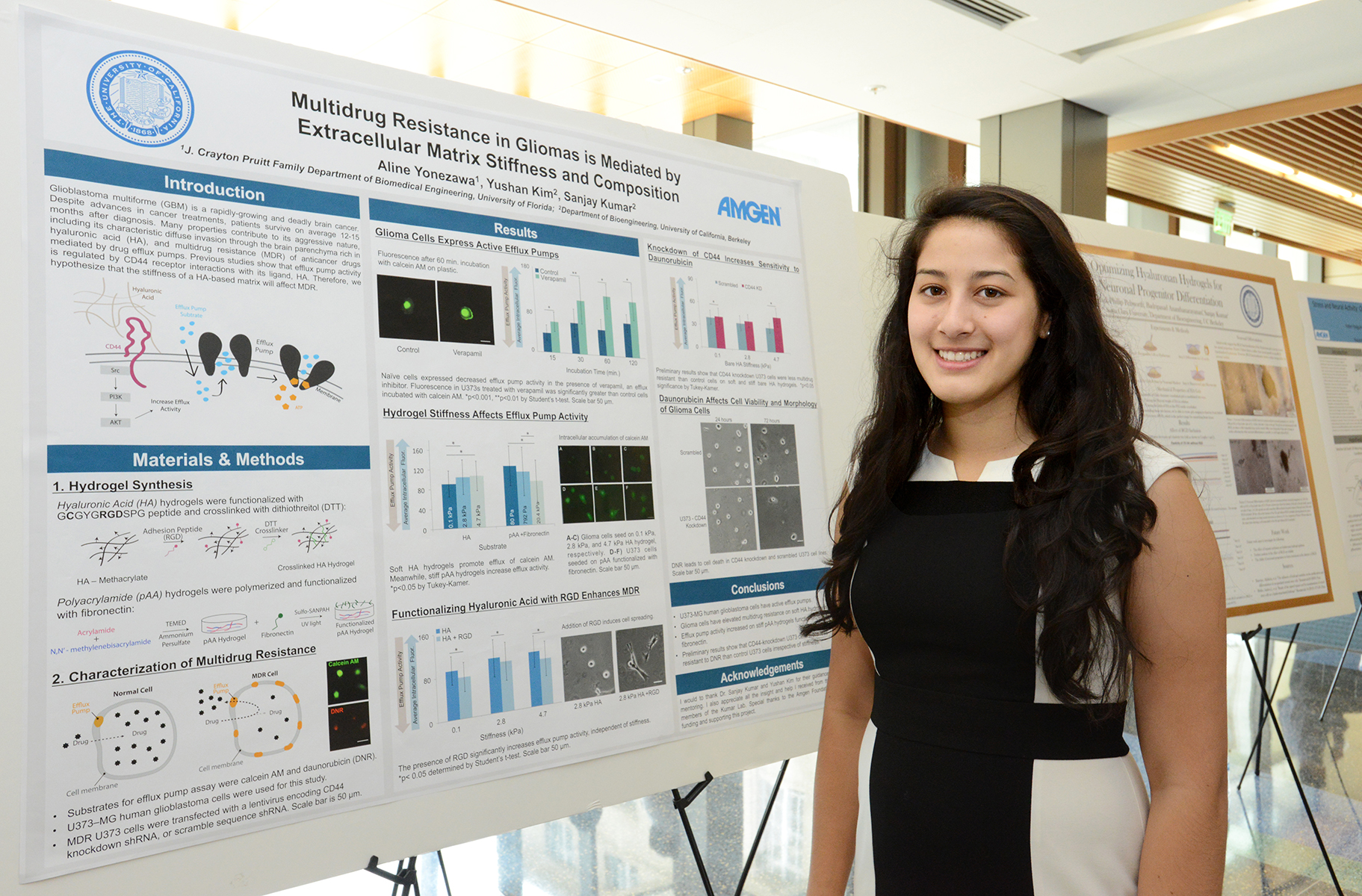 Brindar Sandhu at the UCB Amgen Scholars Poster Session