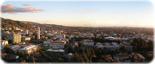 University of California, Berkeley at sunset